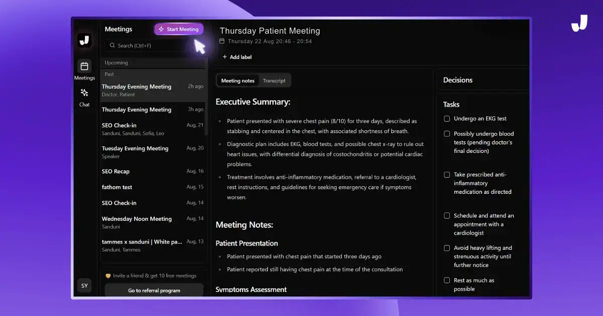 Jamie ai meeting summaries review